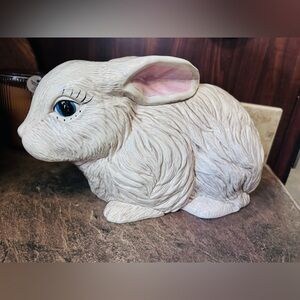 Charming 1980’s Cream Rabbit Figurine